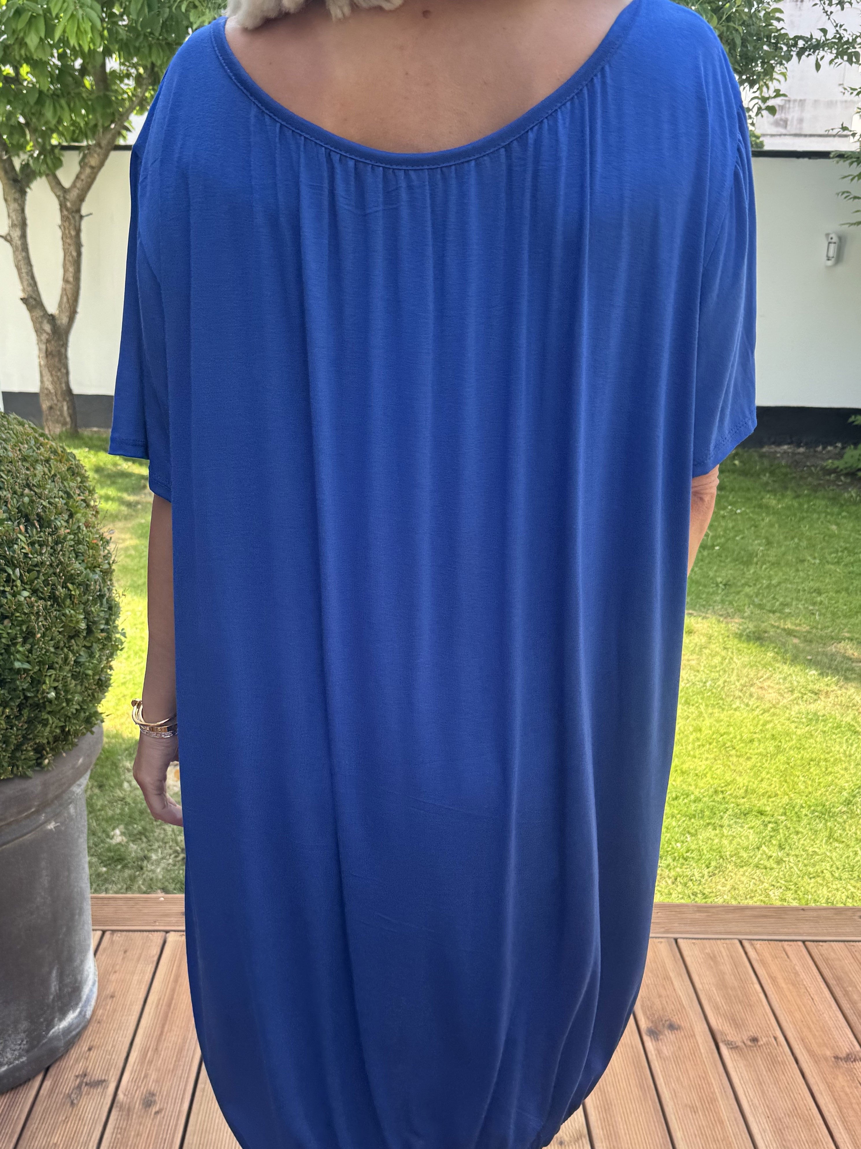 Miracle Dress - Basic klänning i viskos med resår nedtill